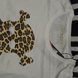 Leopard Skull Graphic Tee